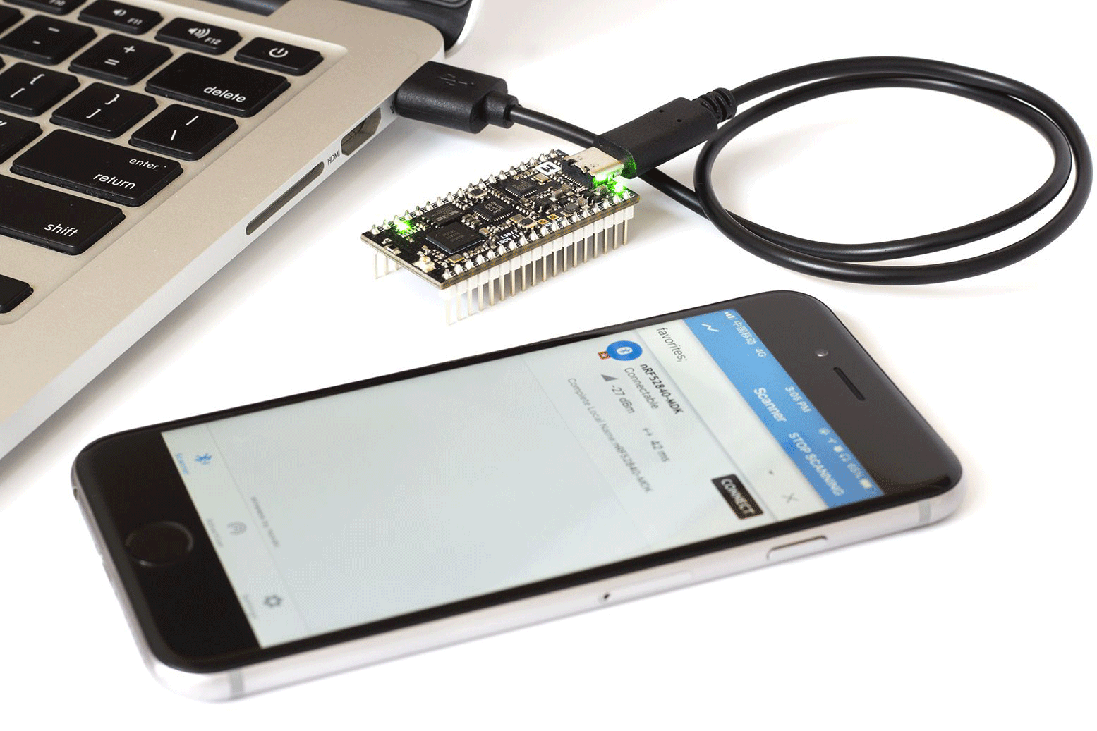 Getting started with nRF52840-MDK